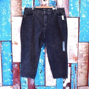 Women's Old Navy High-Waisted O.G. Straight Jeans SIZE 24 Black-Wash NEW